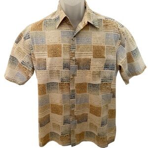 TORI RICHARD Aloha Hawaiian Collared Shirt Men S Small